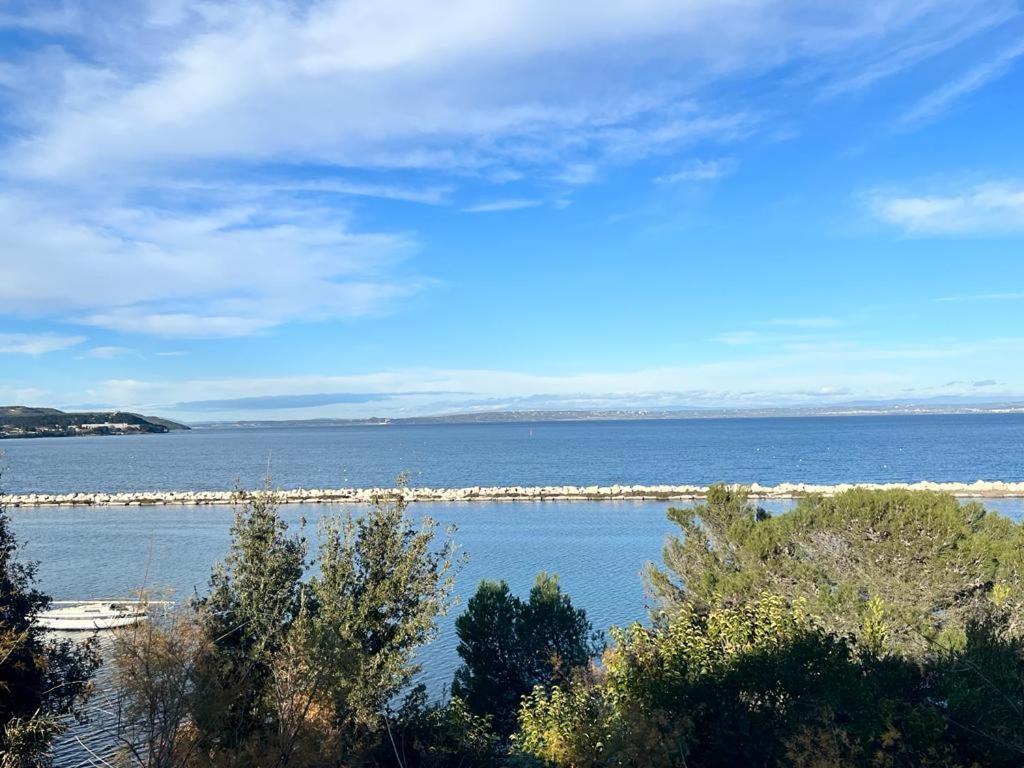 Appartement Martigues Vue Etang Bagian luar foto